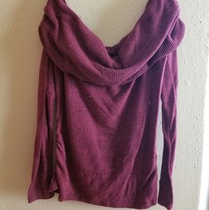 Off-the-Shoulder Sweater Top